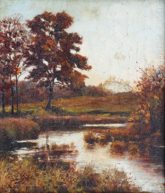 A Stream in Autumn, Attributed to Jan de Beer